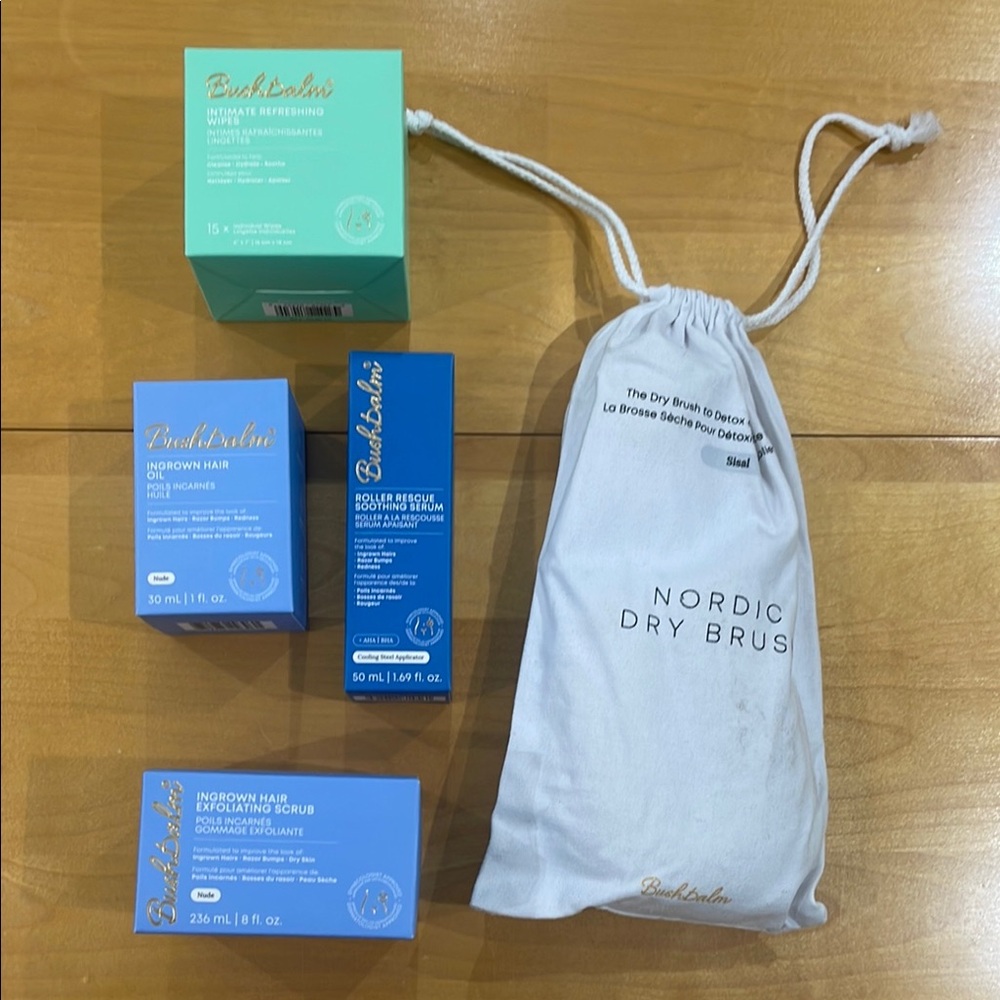 Bushbalm Ingrown Hair Kit 🇨🇦 Free dry brush